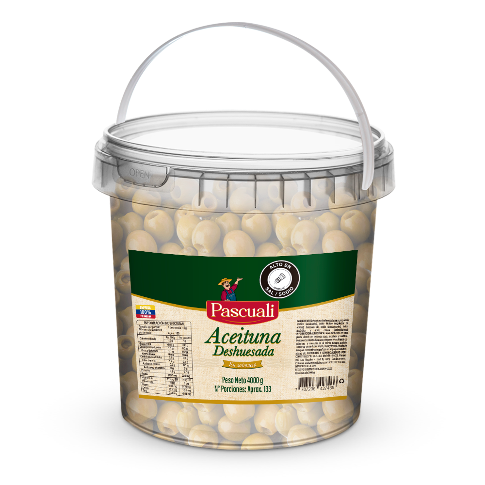 ACEITUNA DESHUESADA PASCUALI BALDE  4000GR