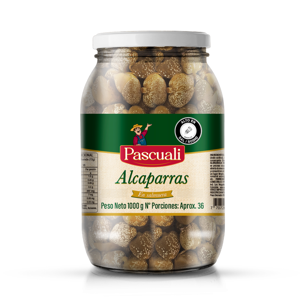 ALCAPARRA PASCUALI FRASCO 1000GR