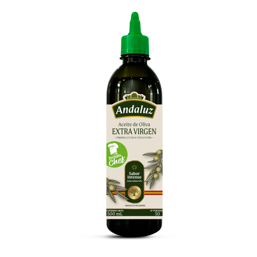 ACEITE DE OLIVA EXTRA VIRGEN ANDALUZ CHEF 500ML